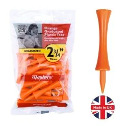 Masters Plastic Graduated Tees 2 3/4 Bag 20 Orange  