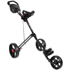 Masters 5 Series 3 Wheel Push Trolley Black  