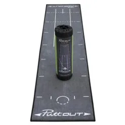 Puttout Deluxe Putting Mat Grey