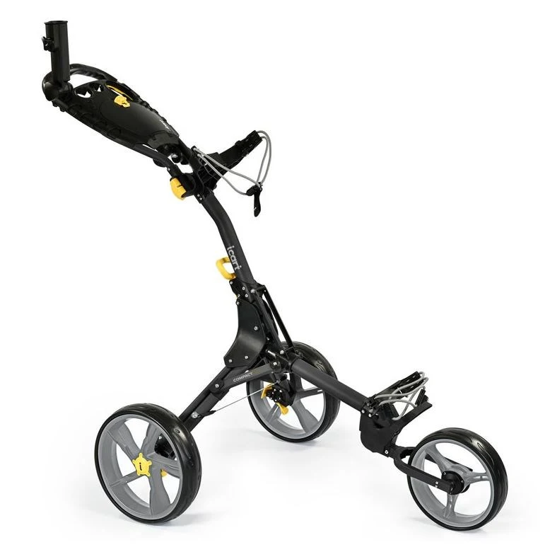 ICart Compact Evo Push Trolley Black/Slate Grey 1 ICart Compact Evo Push Trolley Black/Slate Grey