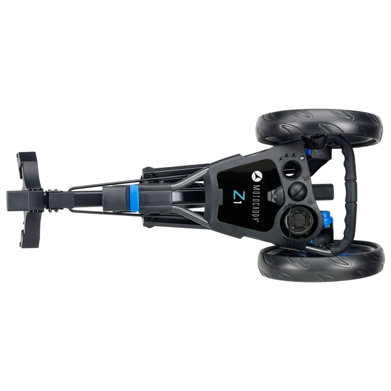 Motocaddy Z1 Push Trolley Graphite/Blue 4 Motocaddy Z1 Push Trolley Graphite/Blue - Image 4