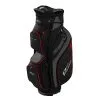 Powakaddy DLX-Lite Edition Golf Cart Bag Black/Titanium/Red  