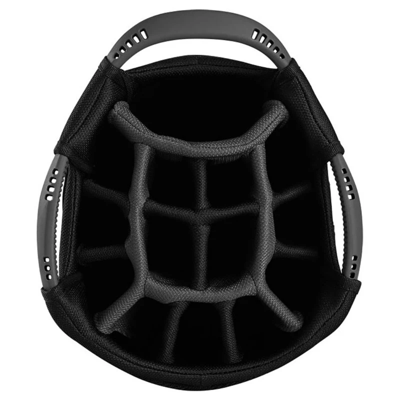 Powakaddy DLX-Lite Edition Golf Cart Bag Black/Titanium/Yellow 2 Powakaddy DLX-Lite Edition Golf Cart Bag Black/Titanium/Yellow - Image 2