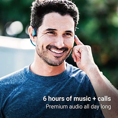 Aftershokz Titanium Open Ear Wireless Bone Conduction Headphones Standard Size Canyon Red 3 Aftershokz Titanium Open Ear Wireless Bone Conduction Headphones Standard Size Canyon Red - Image 3