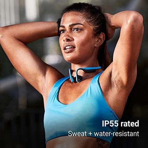 Aftershokz Titanium Open Ear Wireless Bone Conduction Headphones Standard Size Canyon Red 4 Aftershokz Titanium Open Ear Wireless Bone Conduction Headphones Standard Size Canyon Red - Image 4