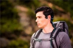 Aftershokz Titanium Open-Ear Bone Conduction Headphones With Mic Lava Red   -Outlet Golf Putter Store 32123 4