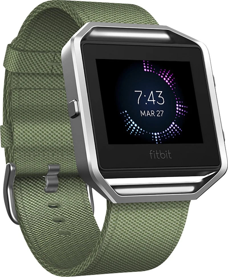 Fitbit Blaze Accessory Nylon Band Olive 3 Fitbit Blaze Accessory Nylon Band Olive - Image 3
