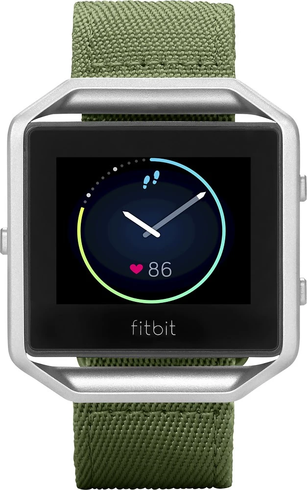 Fitbit Blaze Accessory Nylon Band Olive 4 Fitbit Blaze Accessory Nylon Band Olive - Image 4