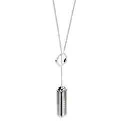 Fitbit Flex 2 Accessory Necklace Lariat Silver  
