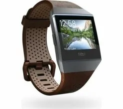 Fitbit Ionic Perforated Leather Band Cognac   -Outlet Golf Putter Store 32213 3