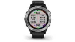 Garmin Fenix 6 GPS Watch Silver With Black Band   -Outlet Golf Putter Store 32242 3