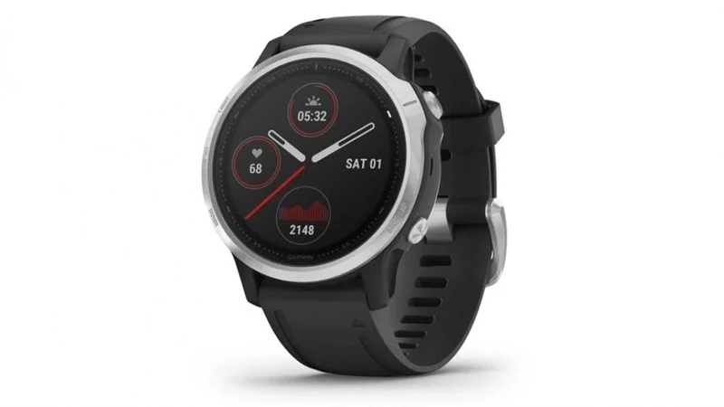 Garmin Fenix 6S GPS Watch Silver With Black Band 1 Garmin Fenix 6S GPS Watch Silver With Black Band