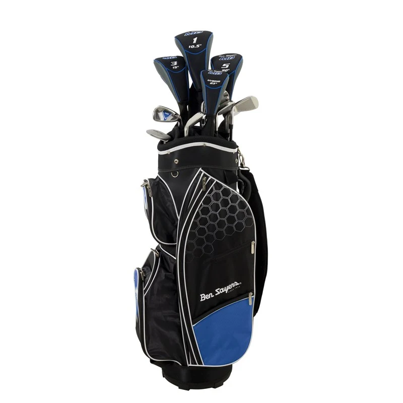 Ben Sayers M8 Golf Package Set Graphite/Steel Shaft Cart Bag Blue +1 Inch Longer 1 Ben Sayers M8 Golf Package Set Graphite/Steel Shaft Cart Bag Blue +1 Inch Longer