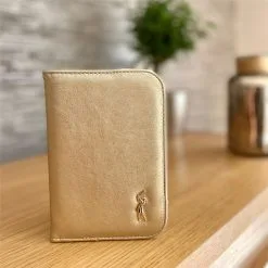 Surprize Shop Ladies Large Lady Golfer Scorecard Holder Metallic Gold  