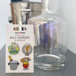 Surprize Shop Ladies It's 5 O' Clock Somewhere Ball Marker Set   -Outlet Golf Putter Store 32834 2