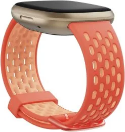 Fitbit Versa 3 / Sense Sport Band Melon/Rose   -Outlet Golf Putter Store 33270 2