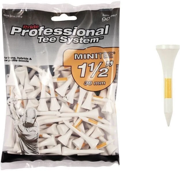 Masters Pride Minitee 1 1/2 38mm 90 Pack Orange 1 Masters Pride Minitee 1 1/2 38mm 90 Pack Orange