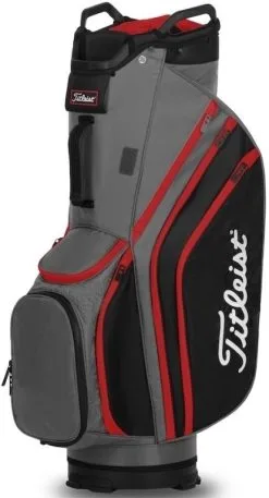 Titleist LightWeight 14 Golf Cart Bag Charcoal/Black/Red  