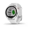 Garmin Approach S42 Golf GPS Watch - White/Stainless Steel  
