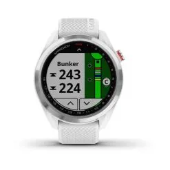 Garmin Approach S42 Golf GPS Watch - White/Stainless Steel   -Outlet Golf Putter Store 35151 2