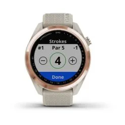 Garmin Approach S42 Golf GPS Watch - Sand/Rose Gold   -Outlet Golf Putter Store 35152 3