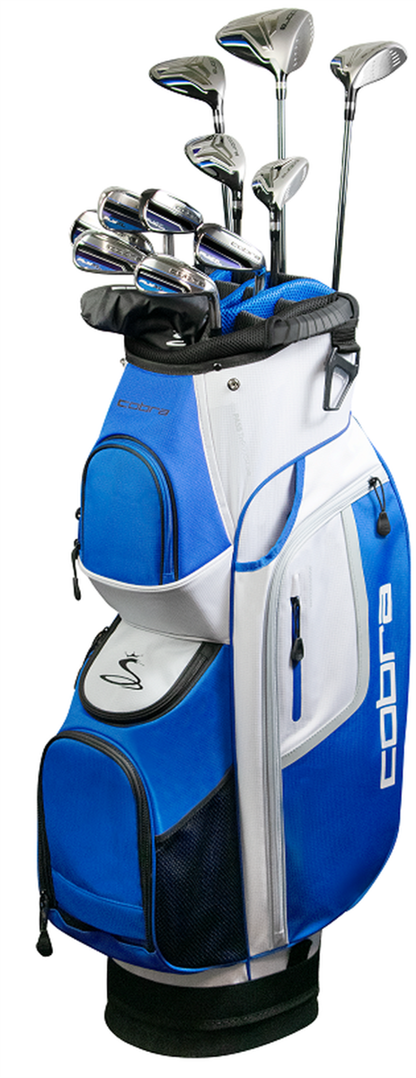Cobra Fly XL Package Set Graphite/Steel Cart Bag Right Hand 1 Cobra Fly XL Package Set Graphite/Steel Cart Bag Right Hand