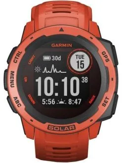 Garmin Instinct Solar GPS Flame Red