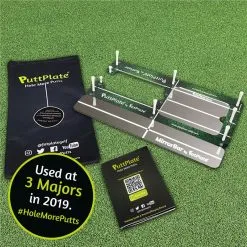 Masters Fatplate Puttplate With Mirror Insert & Mirror Bar  
