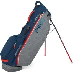 Ping Hoofer Lite Stand Bag Grey/Navy/Scarlet  
