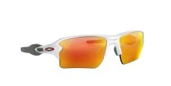 Oakley Flak 2.0 XL Polished White Frame Prizm Ruby Lenses  