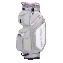 TaylorMade 8.0 Cart Bag Grey/White/Purple