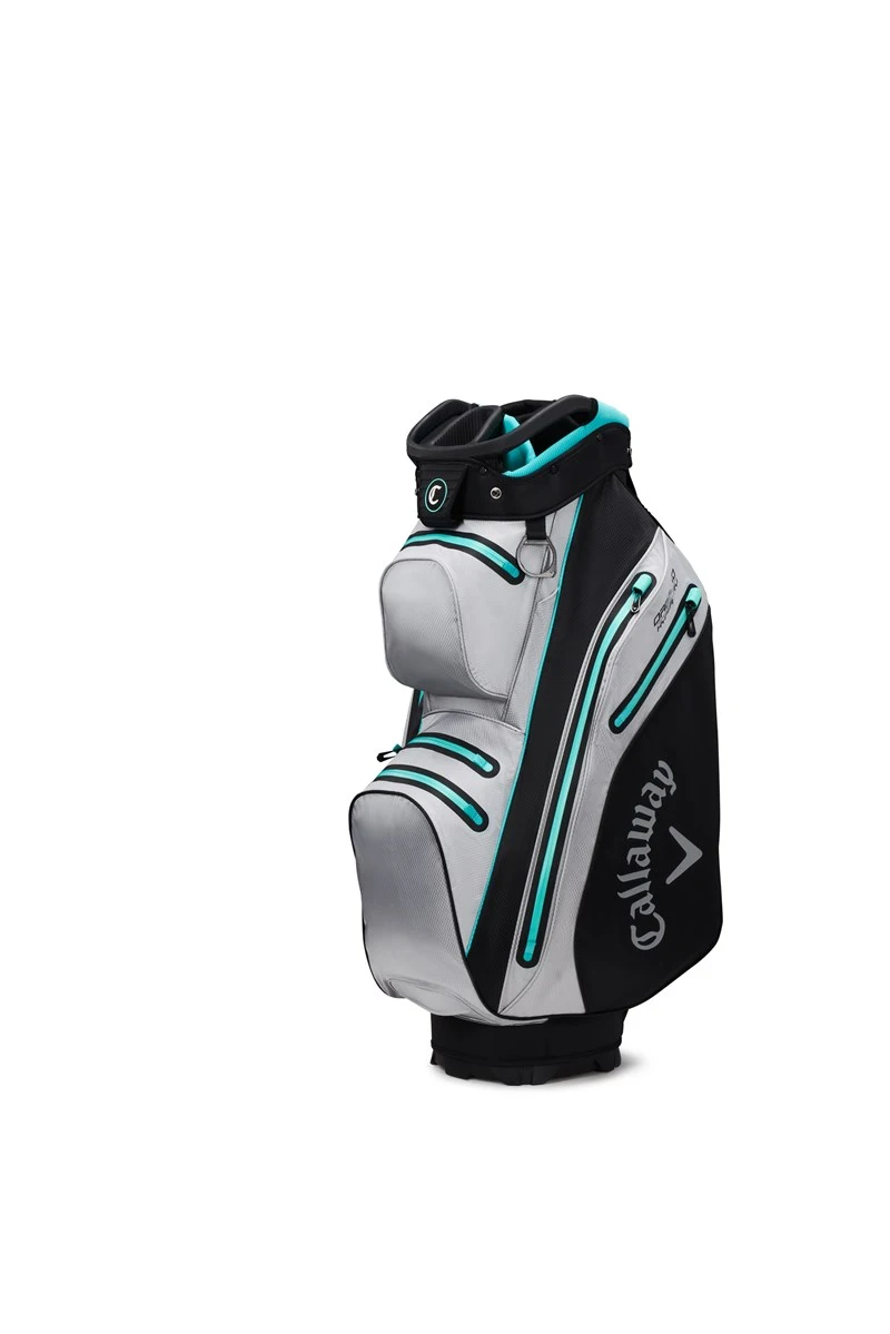 Callaway Org 14 Hd Cart Bag Silver/Black/Green 1 Callaway Org 14 Hd Cart Bag Silver/Black/Green