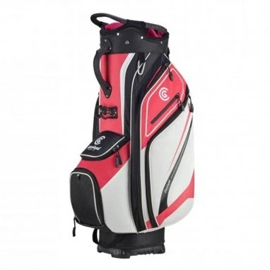 Cleveland Golf Friday Cart Bag Pink/White/Black 1 Cleveland Golf Friday Cart Bag Pink/White/Black