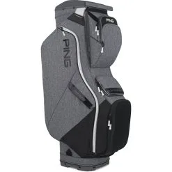 Ping Traverse 214 Cart Bag Heather Grey/Black/White  