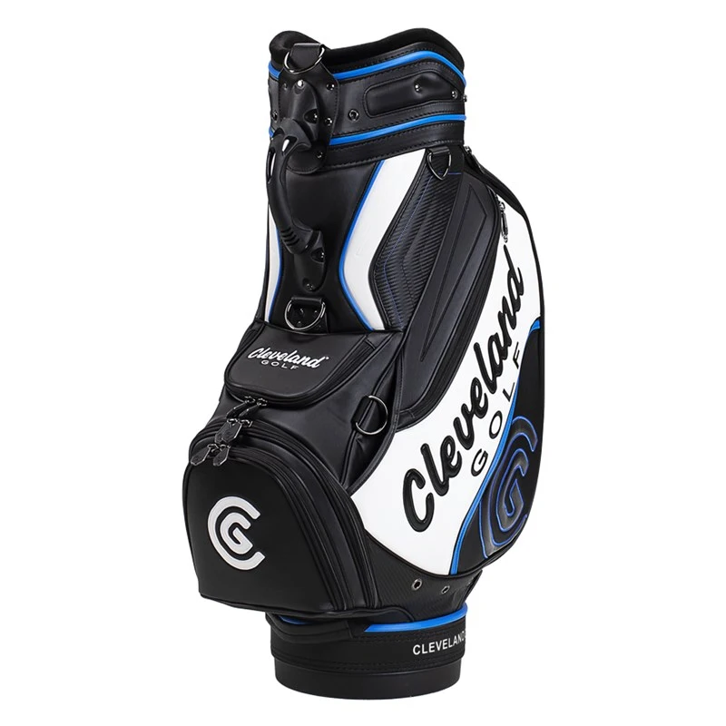Cleveland Golf Staff Bag Black/Blue/White 3 Cleveland Golf Staff Bag Black/Blue/White - Image 3