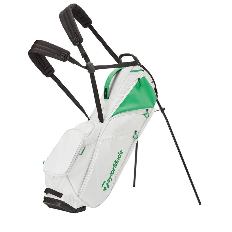 TaylorMade TM22 Flextech Lite Stand Bag White/Green 1 TaylorMade TM22 Flextech Lite Stand Bag White/Green
