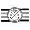 Callaway Tour 30 X 20 White/Black/Charcoal Towel  