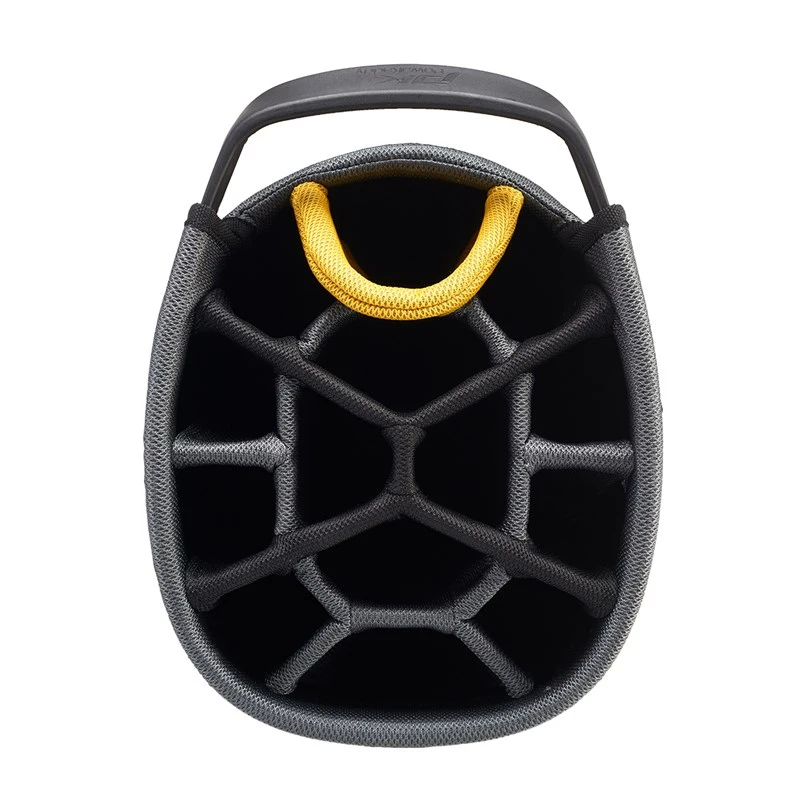 Powakaddy Dri-Tech Bag - Gun Metal With Yellow 2 Powakaddy Dri-Tech Bag - Gun Metal With Yellow - Image 2