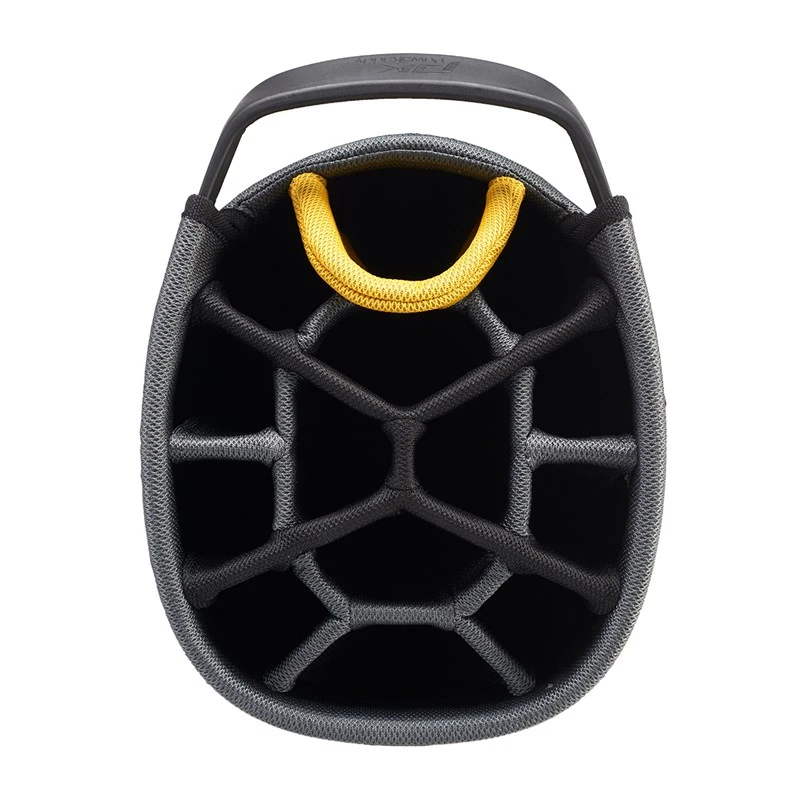 Powakaddy Premium-Edition Bag - Black/Gun Metal With Yellow 2 Powakaddy Premium-Edition Bag - Black/Gun Metal With Yellow - Image 2