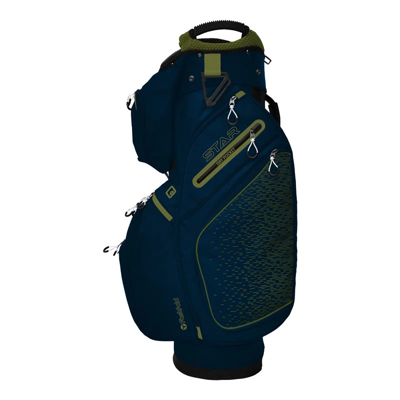 Fast Fold 9,5″ Cart Bag Star Navy/Green 1 Fast Fold 9,5″ Cart Bag Star Navy/Green