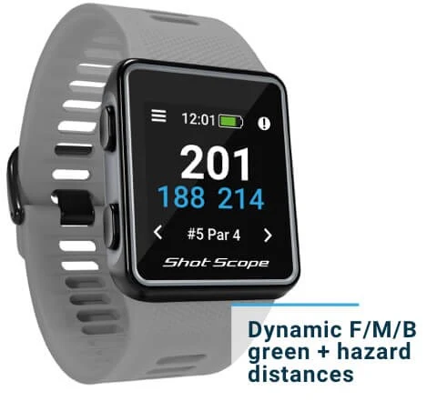 Shot Scope G3 GPS Watch Grey 2 Shot Scope G3 GPS Watch Grey - Image 2