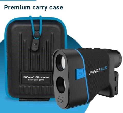 Shot Scope Pro LX+ Laser Rangefinder With GPS Blue 5 Shot Scope Pro LX+ Laser Rangefinder With GPS Blue - Image 5