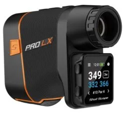 Shot Scope Pro LX+ Laser Rangefinder With GPS Orange  