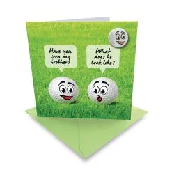 Surprize Shop Golf Balls Ball Marker Card  