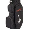 Mizuno BR-DR1C Waterproof Cart Bag Black/Silver  