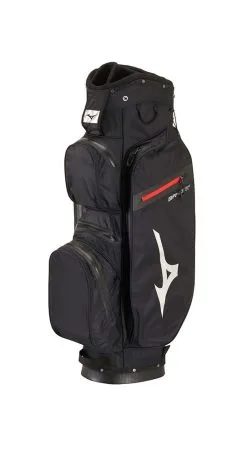 Mizuno BR-DR1C Waterproof Cart Bag Black/Silver  