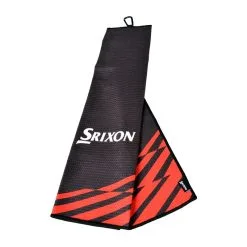 Srixon Tri-Fold Golf Towel Black/Red  
