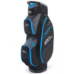 Powakaddy X-Lite Golf Cart Bag Black/Gunmetal/Blue  