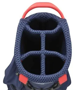 Mizuno K1-Lo LightWeight Stand Bag 2022 Navy/Red   -Outlet Golf Putter Store 41860 2