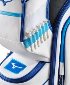 Mizuno Tour Cart Bag 2022 White/Blue   -Outlet Golf Putter Store 41865 3